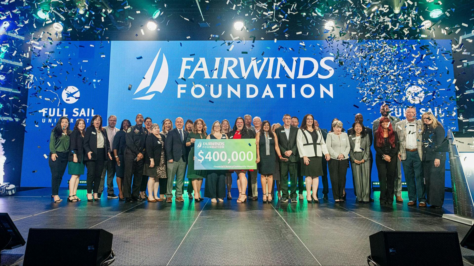 FAIRWINDS Foundation gives away $400,000 in 2024 to organizations with a mission for financial freedom in the community.