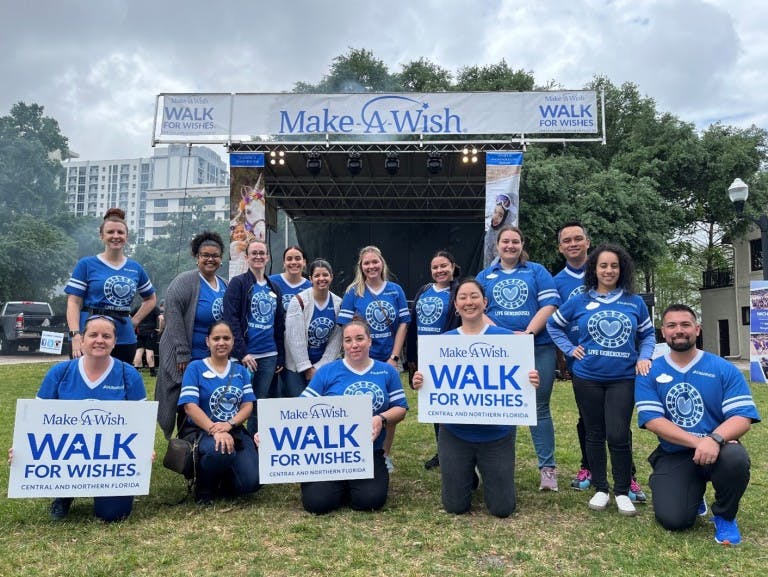 Walk for Wishes Volunteer Event 